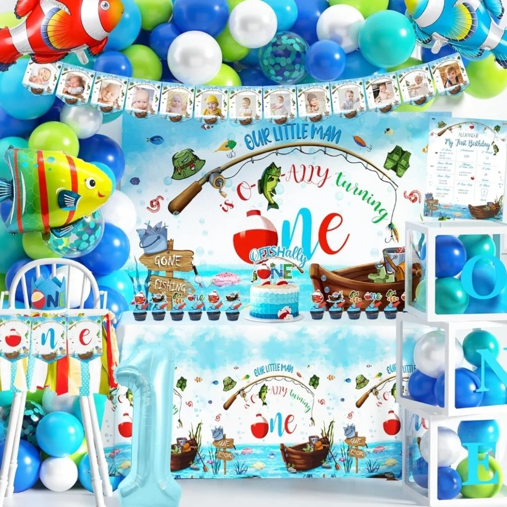 Ofishally One Birthday Supplies For First Birthday Party